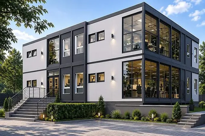 Административный модуль — 40 м²